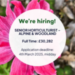 Senior Horticulturist – £30.2k Yearly Birmingham Botanical Garden