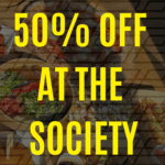 50% OFF AT SOCIETY BIRMINGHAM
